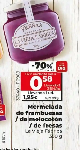 Dia Mermelada de frambuesas/de melocóton/de fresas 350g oferta