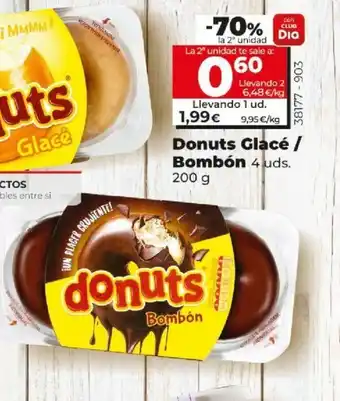 Dia Donuts Glacé/Bombón 200g oferta