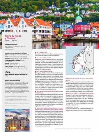Viajes El Corte Inglés Bergen tierra de trolls y fiordos 8 días. 7 noches salidas desde españa julio: 8, 15, 22, 29. agosto: 5, 12, 19, 26 -sept oferta