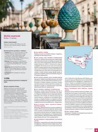 Viajes El Corte Inglés Sicilia esencial 8 días. 7 noches salidas desde españa enero: 21-febrero: 4,18-marzo: 4, 11, 25 del 1 de abril al 28 de oc oferta