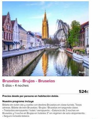 Viajes El Corte Inglés Destinos bruselas oferta