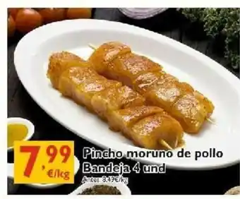 Supermercados La Despensa Pincho moruno de pollo Bandeja 4 und oferta