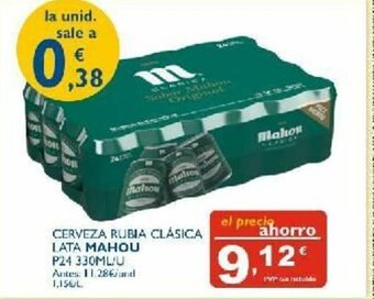 Supermercados La Despensa Mahou Cerveza Rubia Lata 5 Estrellas P24 330ml oferta