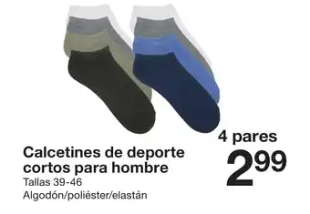 Zeeman Calcetines de deporte cortos para hombre oferta