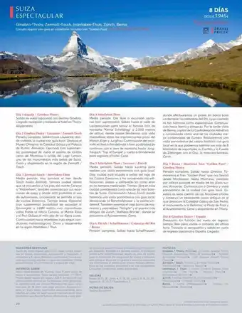 Catai Suiza espectacular ginebra-thoiry, zermatt-tasch, interlaken-thun, zürich, berna circuito regular con guía en castellano. i oferta