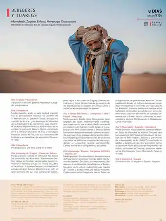 Catai Bereberes y tuaregs marrakech, zagora, erfoud, merzouga, ouarzazate recorrido en vehículos 4x4 en circuito regular. media p oferta