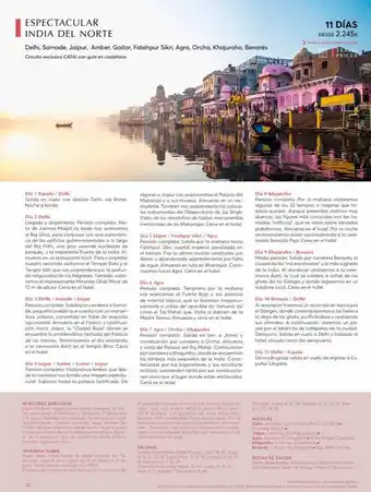 Catai Espectacular india del norte delhi, samode, jaipur, amber, gaitor, fatehpur sikri, agra, orcha, khajuraho, benarés circuito oferta