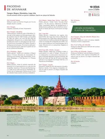 Catai Pagodas de myanmar yangon, bagan, mandalay, lago inle circuito exclusivo catai con guía en castellano. opción ext. playas oferta