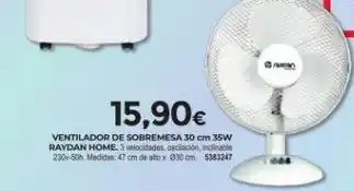 BigMat Ventilador de sobremesa oferta