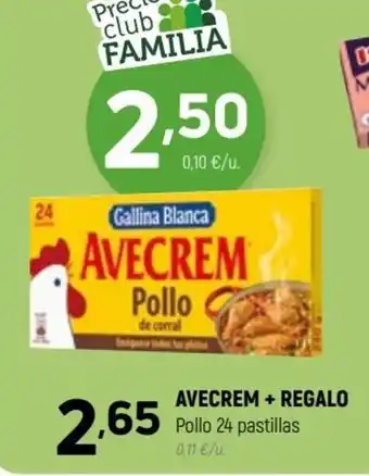 AVECREM + REGALO Pollo 24 pastillas