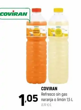 Coviran COVIRAN Refresco sin gas naranja o limón 1,5 L oferta