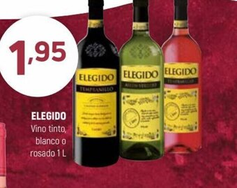 Coviran ELEGIDO Vino tinto, blanco o rosado 1 L oferta