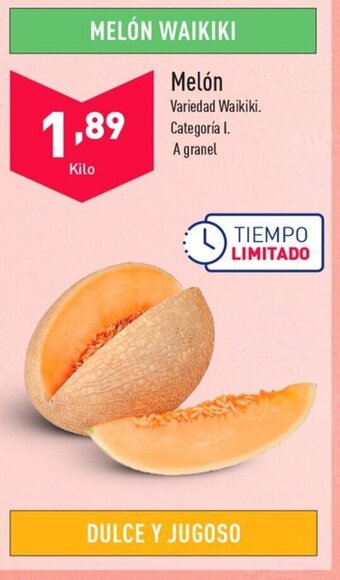 ALDI Melón oferta
