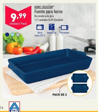 ALDI HOME CREATIONⓇ Fuente para horno oferta