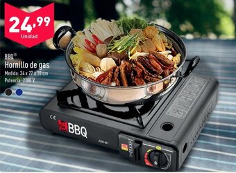 ALDI BBQⓇ Hornillo de gas oferta