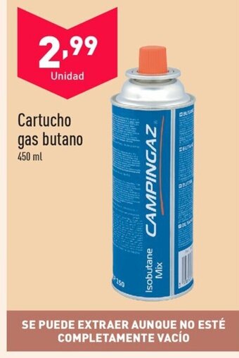 ALDI Cartucho gas butano oferta