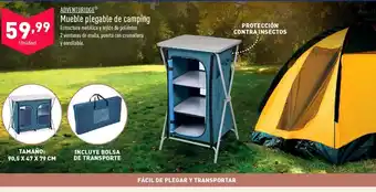 ALDI ADVENTURIDGE Mueble plegable de camping oferta
