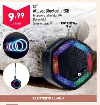 ALDI NKⓇ Altavoz Bluetooth RGB oferta