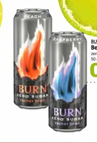 BURN Bebida energética zero peach - zero raspberry 50 cl