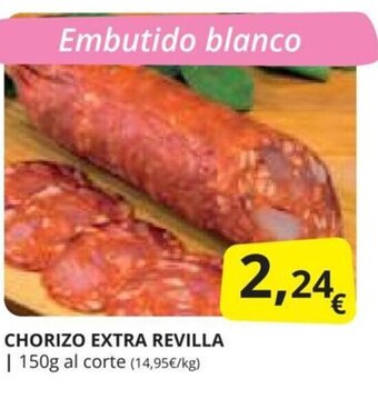 Supermercados MAS CHORIZO EXTRA REVILLA oferta
