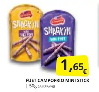 Supermercados MAS FUET CAMPOFRIO MINI STICK oferta