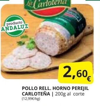 Supermercados MAS POLLO RELL. HORNO PEREJIL CARLOTEÑA oferta