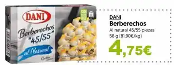 Hiper Usera Berberechos dani oferta