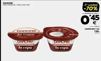 BM Supermercados Postres de chocolate danone oferta
