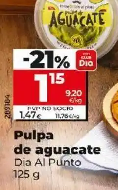 Dia Pulpa de fruta oferta