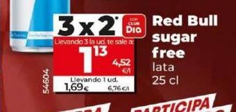 Dia Bebida energética red bull oferta