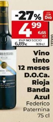 Dia Vino tinto federico paternina oferta