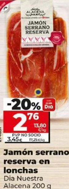 Dia Jamón serrano dia oferta