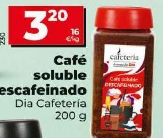 Dia Café soluble dia oferta