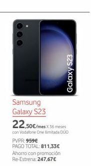 Vodafone Samsung galaxy oferta