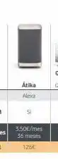 Vodafone Átika alexa si 3.50€/mes 36 meses 126€ oferta