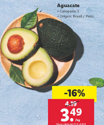 Lidl Aguacate oferta