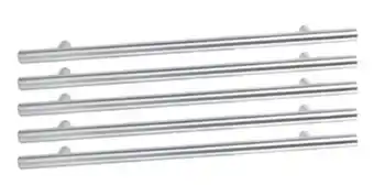 Bricoking Pack 5 tiradores acero inox 96mm oferta