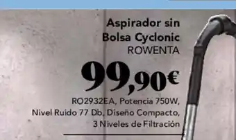 Gadis Aspirador sin bolsa rowenta oferta