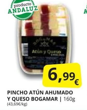 Supermercados MAS PINCHO ATÚN AHUMADO Y QUESO BOGAMAR oferta