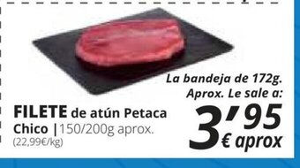 Supermercados MAS FILETE de atún Petaca Chico oferta