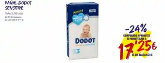 AhorraMas PAÑAL DODOT SENSITIVE oferta