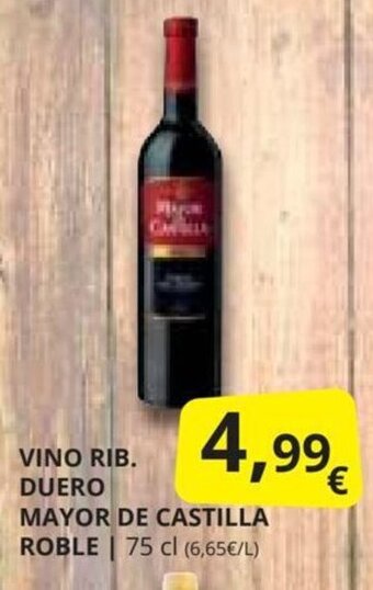 Supermercados MAS VINO RIB. DUERO MAYOR DE CASTILLA ROBLE oferta