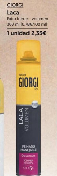 Hiper Usera GIORGI Laca oferta