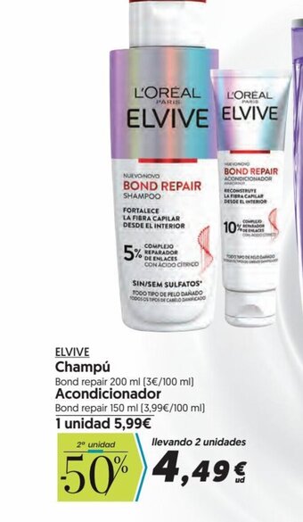Hiper Usera ELVIVE Champú oferta