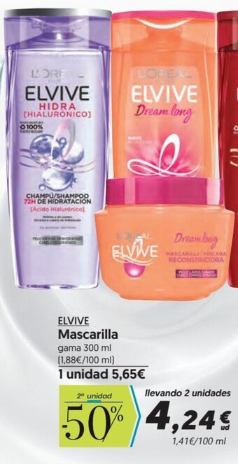 Hiper Usera ELVIVE Mascarilla oferta