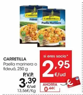 Eroski Carretilla fideua 250 g oferta