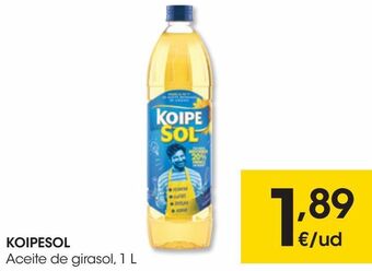 Eroski Koipesol aceite de girasol 1 l oferta
