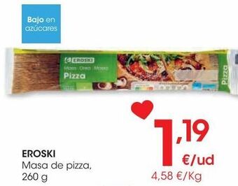 Eroski Eroski masa de pizza oferta