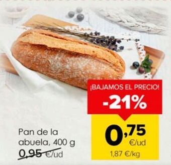 Autoservicios Familia Pan rústico oferta