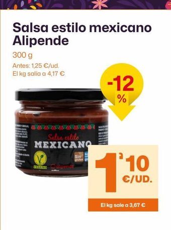 AhorraMas Salsa mexicana alipende oferta